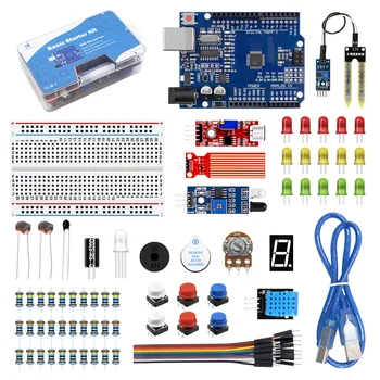 LAFVIN Basic Starter Kit für Arduino Uno Set R3 DIY Kit R3 Board/Breadboard Electronic