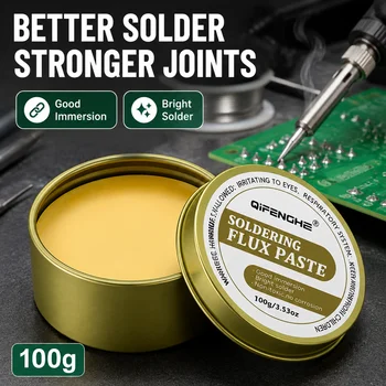 QIFENGHE 100g Lötpaste, ungiftig, korrosionsfrei, Lötzinnhilfsmittel, BGA-PCB-Reparatur, Schweißflussmittel