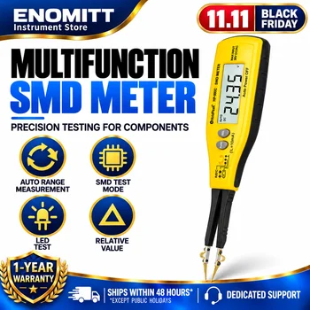 Digitales Multimeter 6000 Zählungen Smart SMD Tester, Handgehaltener Widerstands- und Kapazitätstester