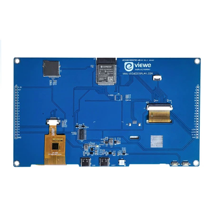 Esp32 s3 entwicklungs karte dual core lvgl 7 zoll 800*480 hmi 16m – Bild 4