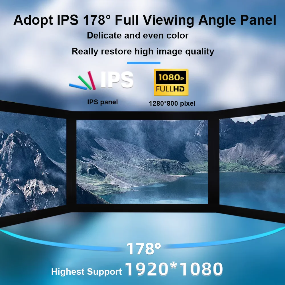 Raspberry Pi 5 8 Zoll IPS Touchscreen LCD Display 8,0" 1280x800 – Bild 3