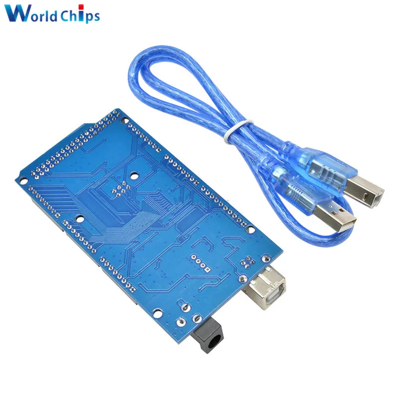 MEGA2560 Mega 2560 R3 REV3 ATmega2560-16AU CH340G Board Modul AUF USB – Bild 2