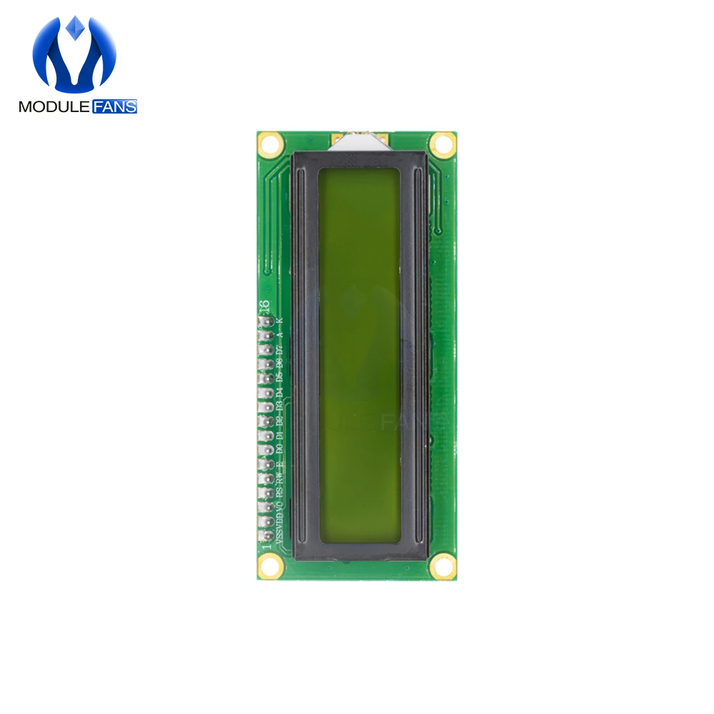 LCD1602 1602 LCD Display Modul Blau Gelb Grün Bildschirm 16x2 – Bild 5