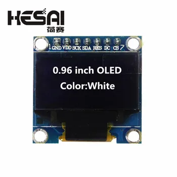 0,96 Zoll oled weißes Anzeige modul x 64 oled spi 7pin Treiber chip ssd1306 für Arduino DIY Kit