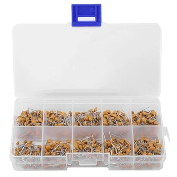 10 wert 50v 10pf 20pf 30pf 47pf 56pf 68pf 100pf 1nf 10nf 100nf Multilayer Keramik Kondensator (300 Stück)