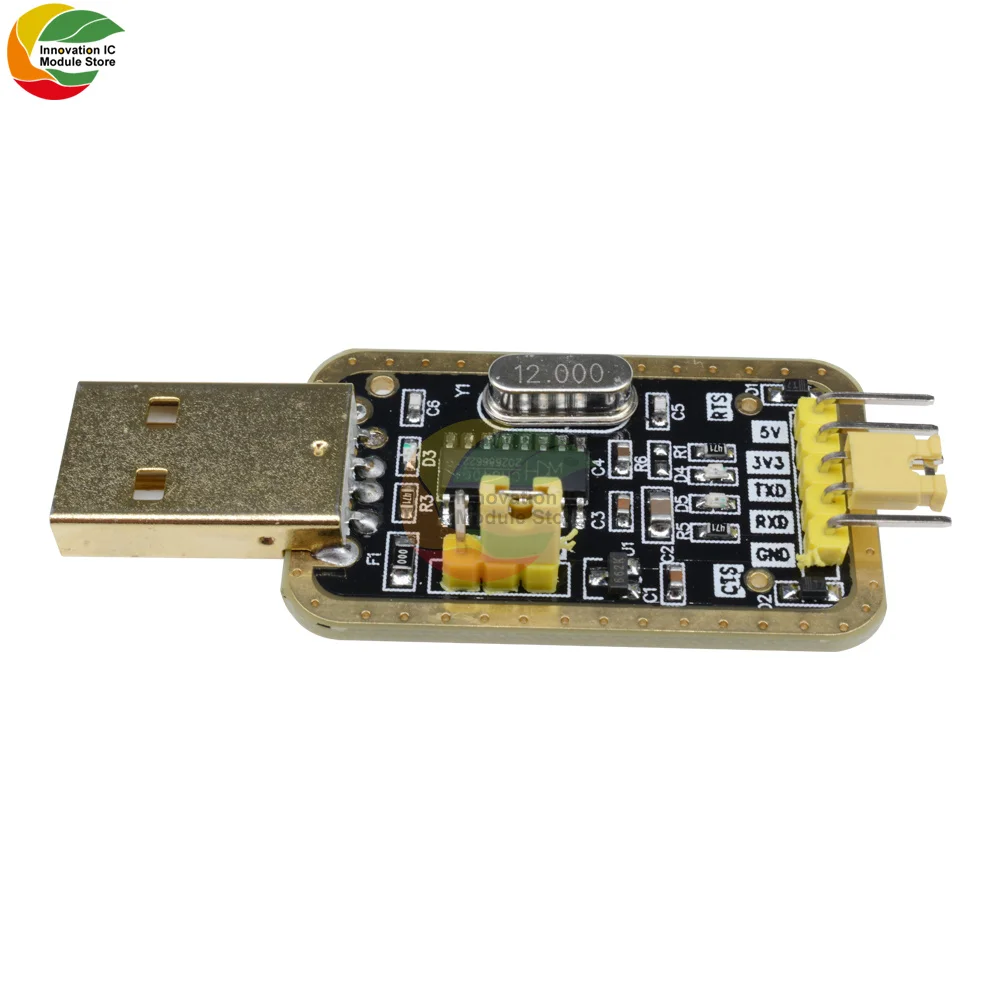 Ziqqucu CH340 CH340G USB Programmierer Modul RS232 zu TTL Modul Upgrade USB an den Seriellen Port