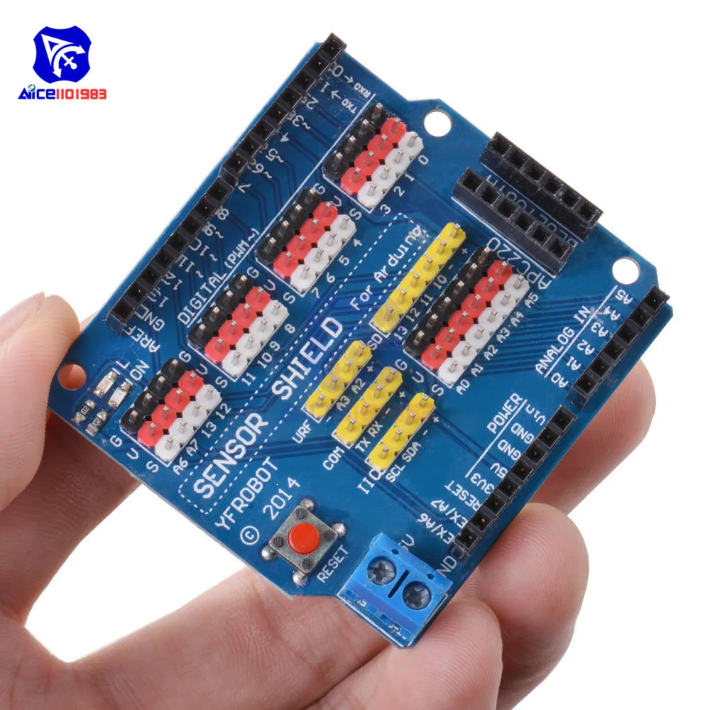 Diymore V5. 0 Sensore Shield Erweiterungsplatine für Arduino – Bild 5