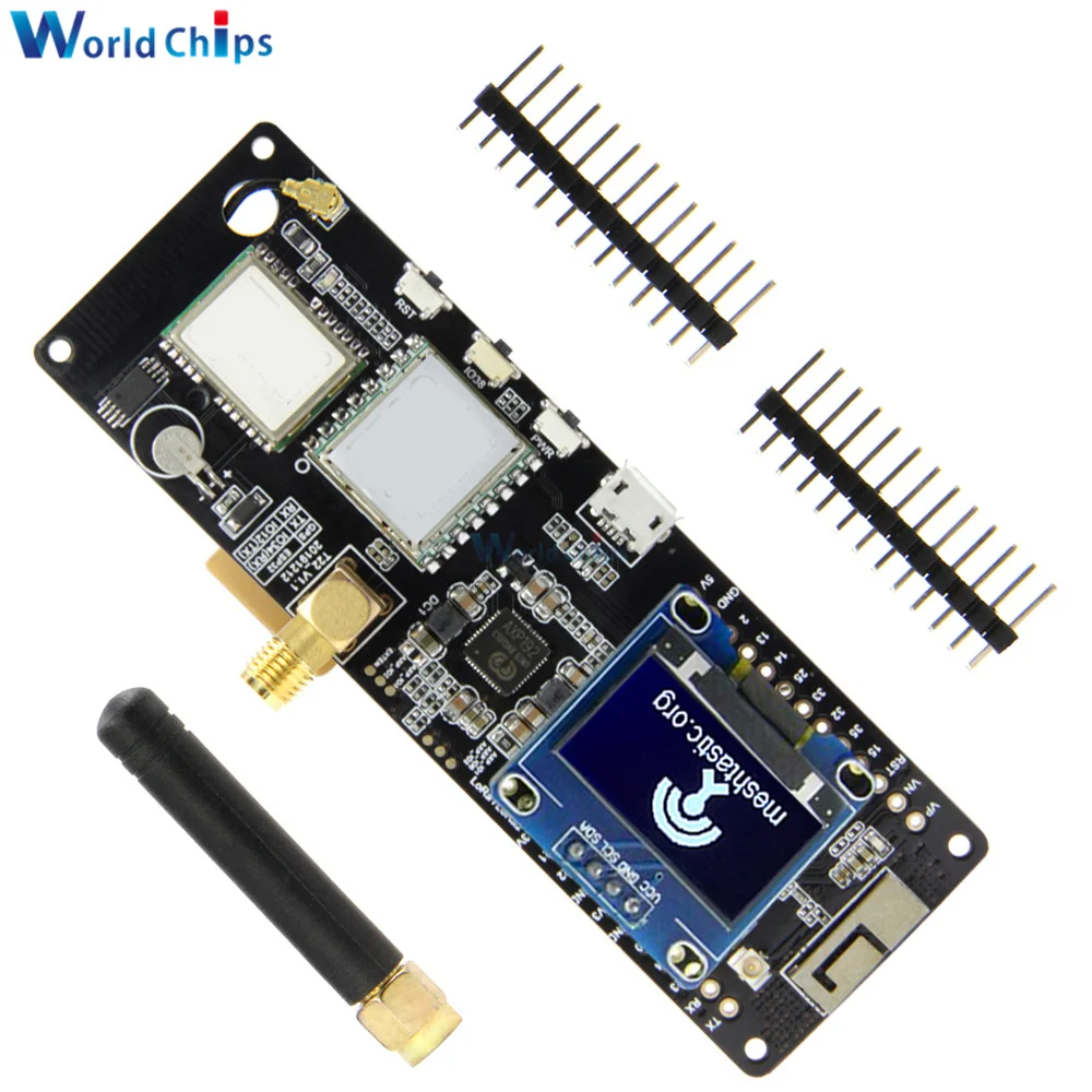 ESP32 WiFi Bluetooth Modul LoRa GPS NEO-6M SMA mit 0,96 Inch OLED – Bild 2