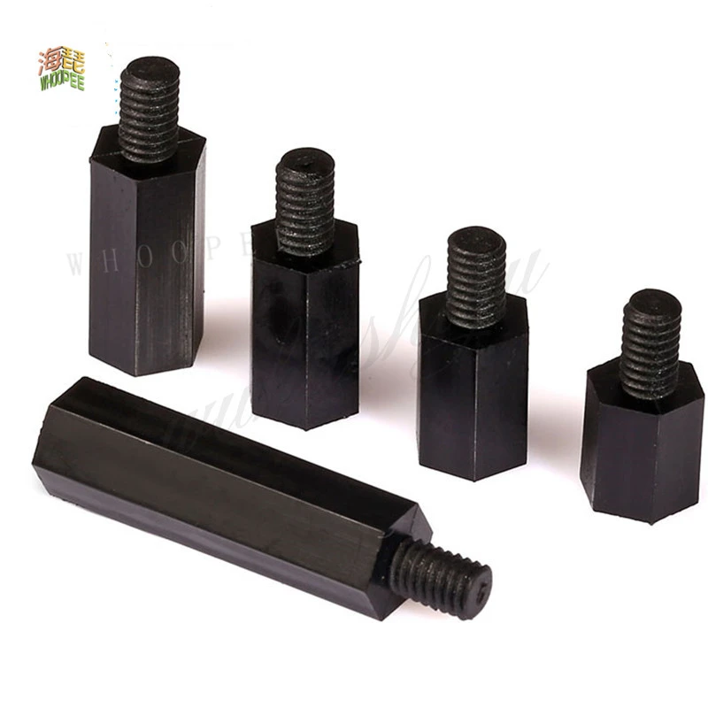 Nylon-Abstandshalter M2 M2.5 M3 M4*L+6 Stecker auf Buchse (50 Stück) – Bild 3