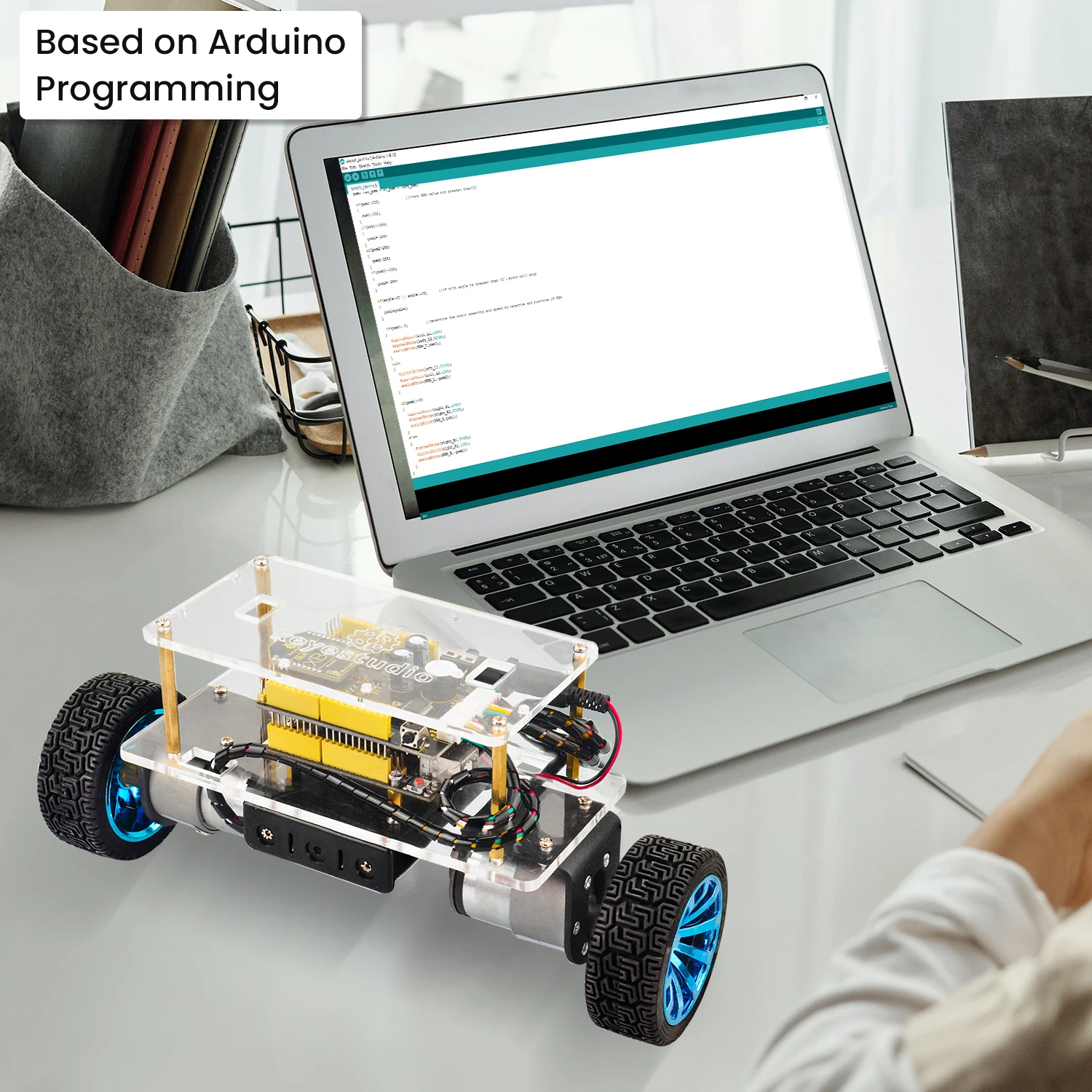 Keyes tudio DIY programmier bare Balance Roboter Auto Kit für Arduino – Bild 4