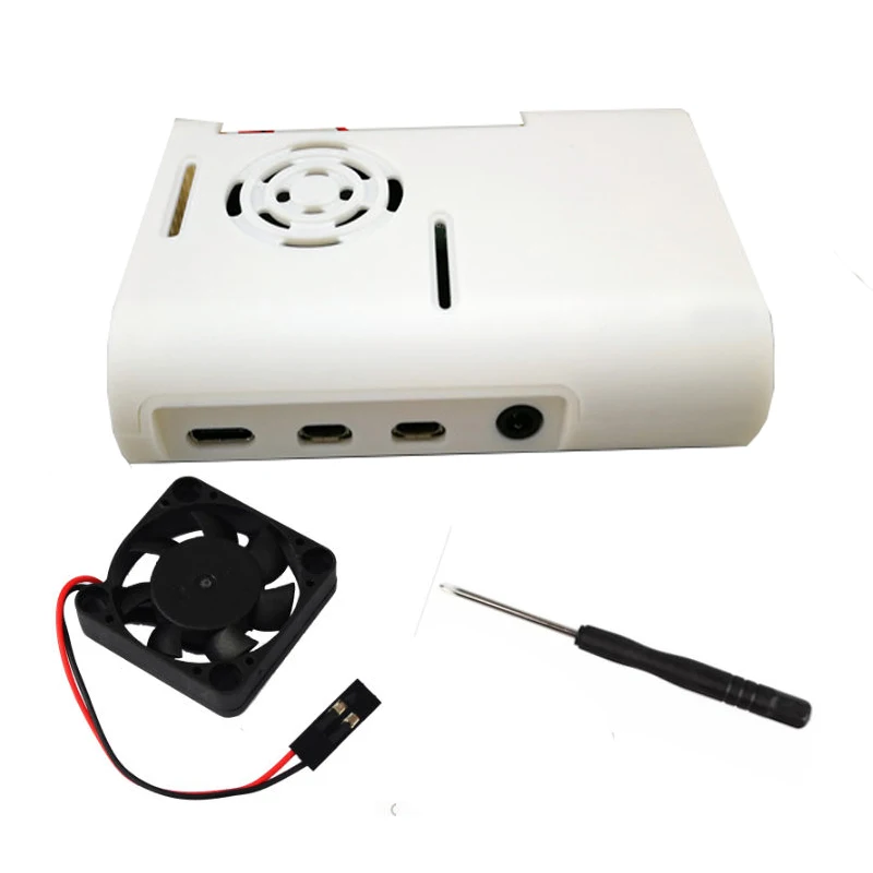 Raspberry Pi 4 Modell B ABS Fall mit Lüfter und Kühlkörper Kit – Bild 4