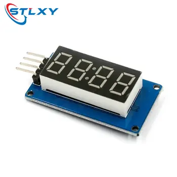 TM1637 LED Display Modul Für Arduino 7 Segment 4 Bits 0,36 Inch Uhr ROT Anode Digital Rohr Vier Serielle
