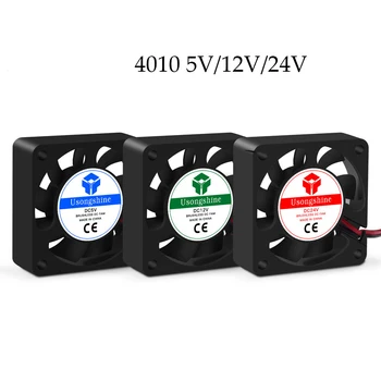 DC 5 V/12 V/24 V Computer-Lüfter, Lüfter 4010 (40 x 10 mm), Lüfter Volt, bürstenlose Lüfter für Kühlkörper