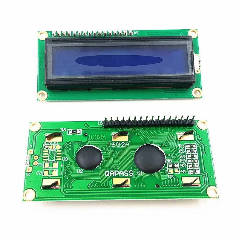 LCD1602 1602 LCD-Modul Blauer / Gelbgrüner Bildschirm 16x2 Zeichen – Bild 5