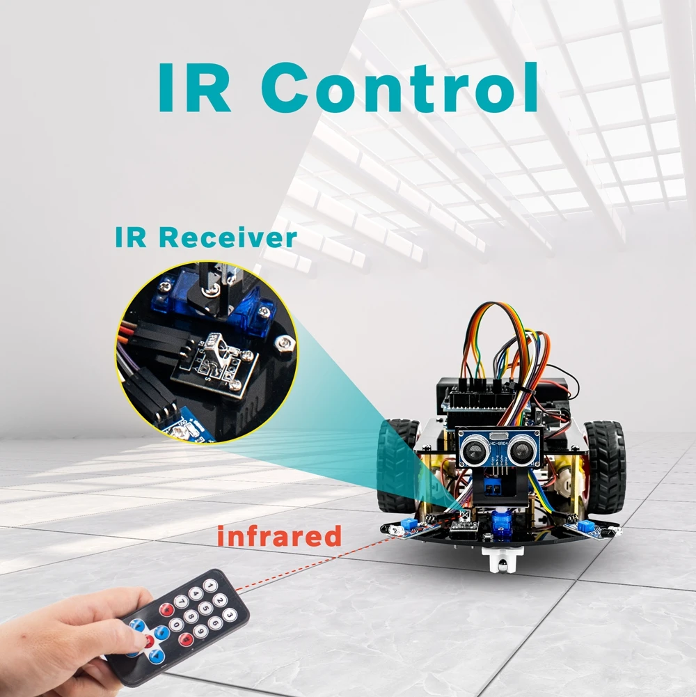 Smart Robot Car für Arduino 2WD Chassis Kit für UNO R3 – Bild 3