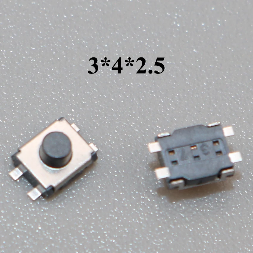 SMD 2 4 Pin 3x4mm 3x6mm 4x4mm Tactile Tact push Button (10 Stück) – Bild 6