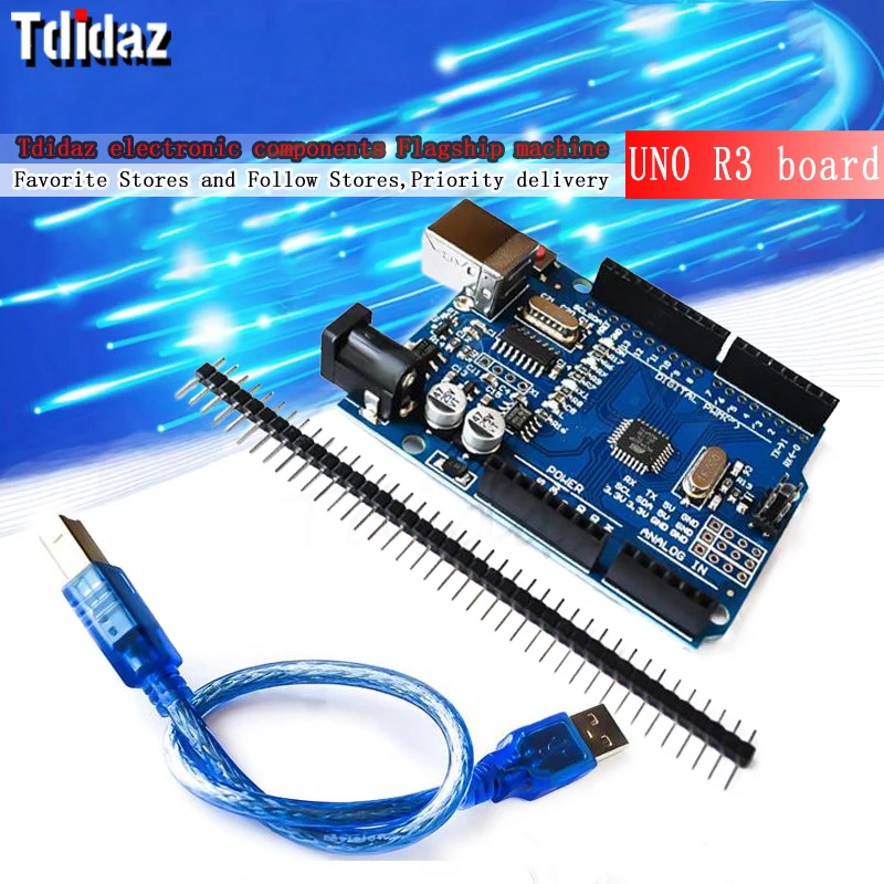 UNO R3 Board CH340G + MEGA328P Chip 16Mhz Für Arduino UNO R3 Entwicklung board + USB KABEL