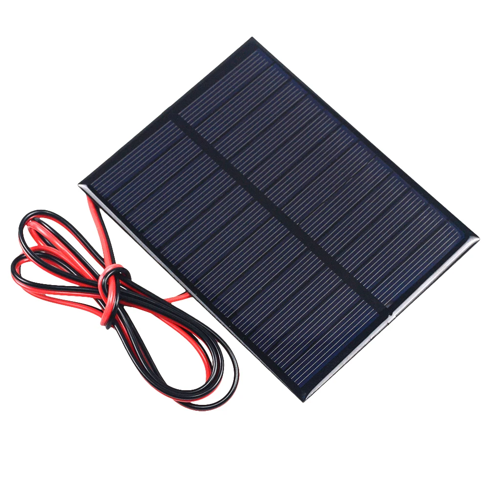 6V Solarpanel mit 30CM/100CM Kabel Mini-Solarsystem DIY – Bild 5