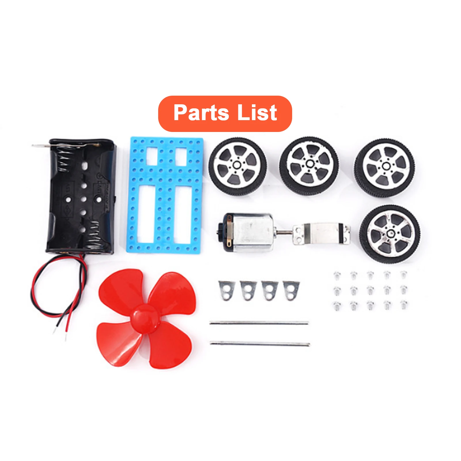 DIY Wind Power Auto Montieren Wissenschaft Modell Materialien Kits – Bild 4