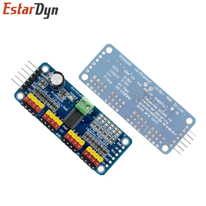 Pca9685pw 16 Kanal 12-Bit pwm Servo Shield Treiber i2c Schnitts telle – Bild 6