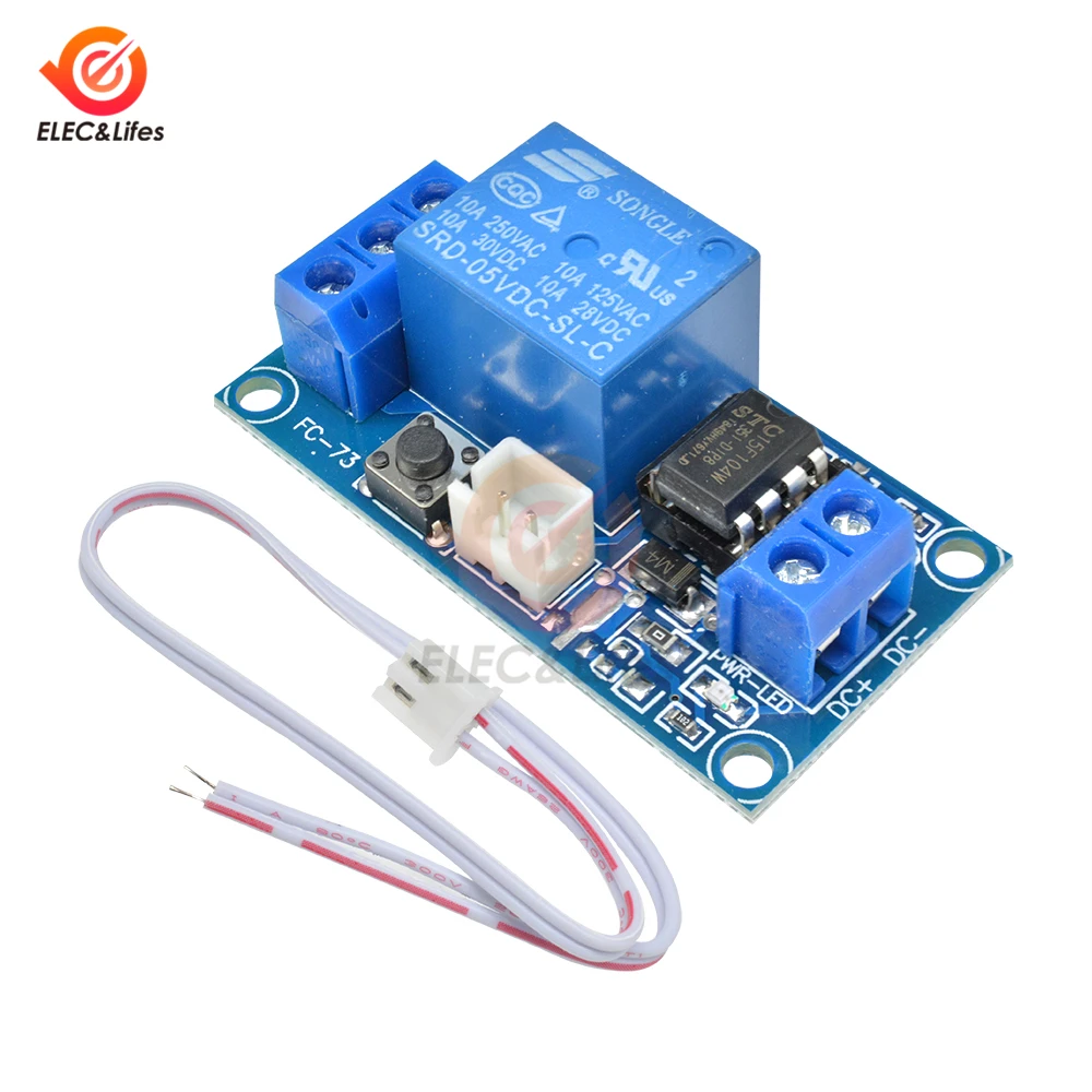 5V 12V 24V 1-Kanal-Relaismodul mit Schalter Kompaktes Design Einfach – Bild 2
