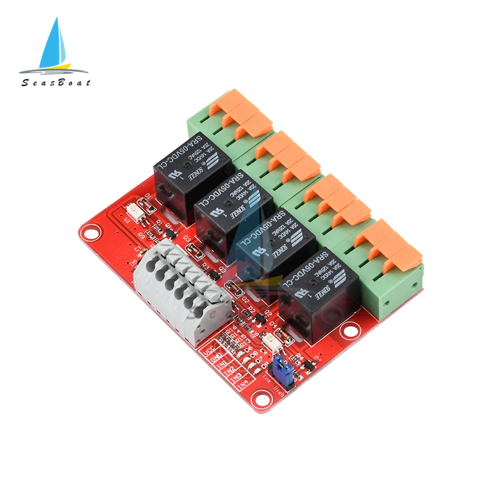 1 2 4 8 16 kanal 5V 20A Relais Modul Board Schild mit Optokoppler – Bild 4