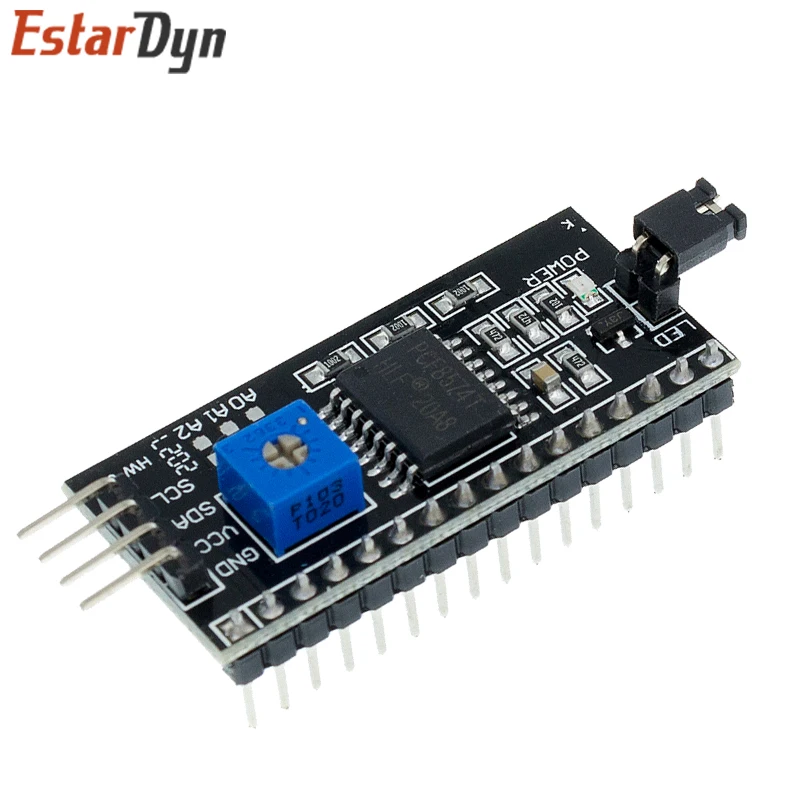 LCD1602 1602 LCD-Modul Blauer / Gelbgrüner Bildschirm 16x2 Zeichen – Bild 6