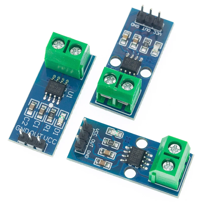 Halle Aktuelle Sensor Modul ACS712 modul 5A 20A 30A Halle Aktuelle – Bild 2