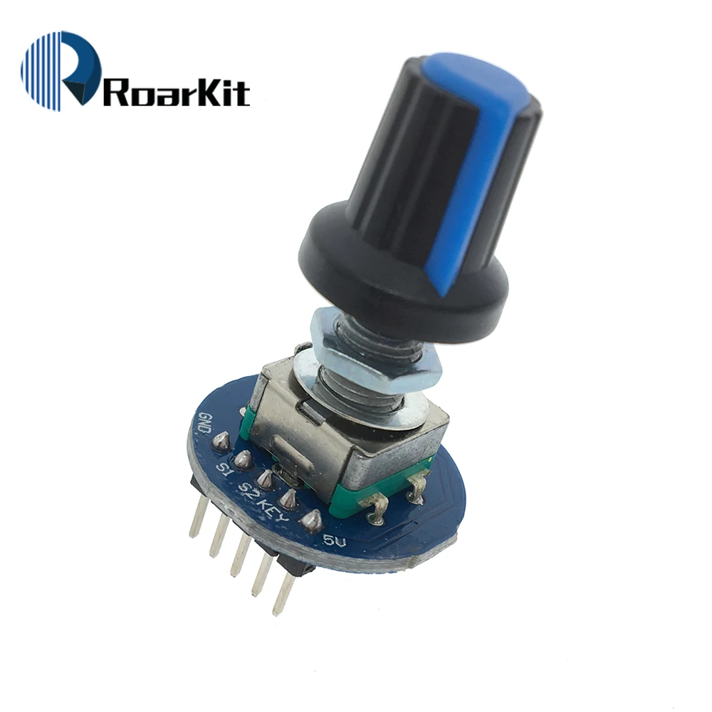 Rotierenden Potentiometer Knopf Kappe Digital Control Modul Drehgeber Controller Schalter 5V Diy Kit EC11