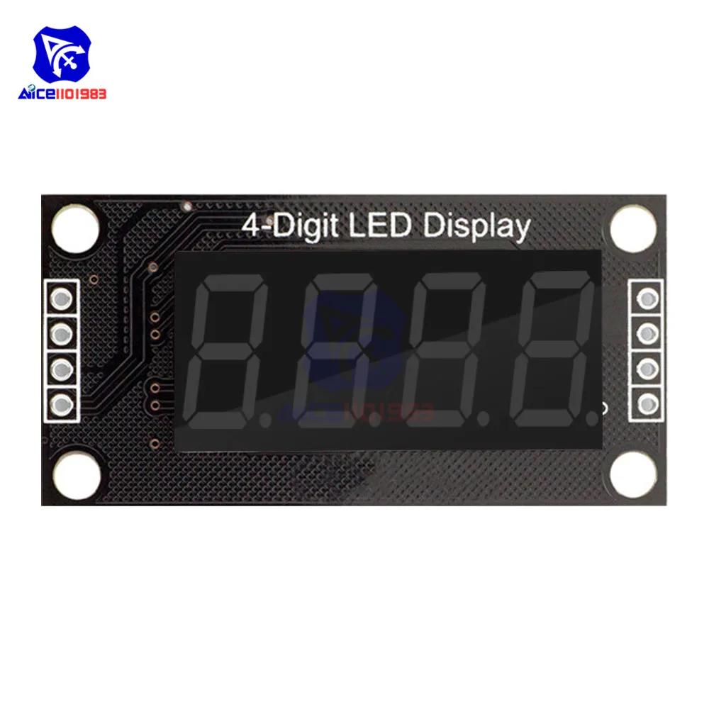 TM1637 0,36" 4-Bit LED-Digitalröhrenanzeige 7-Segment Rot Grün Blau – Bild 5