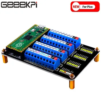 Raspberry Pi Pico /Pico W GPIO Schraubklemmenhut Pico-Erweiterungsplatine 40-polig für Programmierverbindung