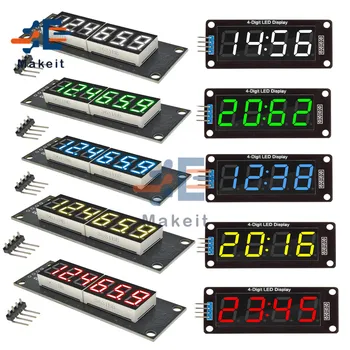 0,56 Zoll 0,56 Zoll TM1637 4-stellige 6 Bits 7 Segmente Digitales Röhrenuhrmodul Doppelpunkte