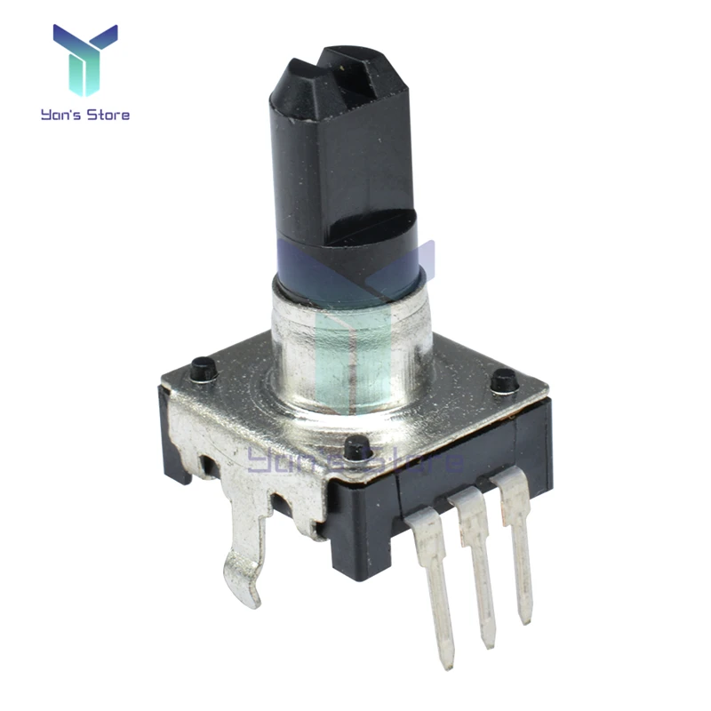 Drehgeber ec12 Audio-LED-Digital potentiometer 15-mm-Griff für die Dateneingabe (10 Stück)