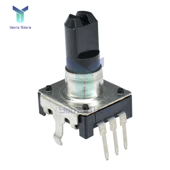 Drehgeber ec12 Audio-LED-Digital potentiometer 15-mm-Griff für die Dateneingabe (10 Stück)
