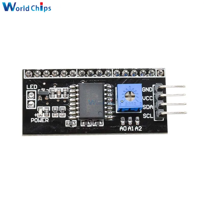 IIC/I2C/TWI/SPI Serielles Schnittstellenplatinenmodul + LCD1602 1602-Modul Gelber Bildschirm 16x2 Zeichen