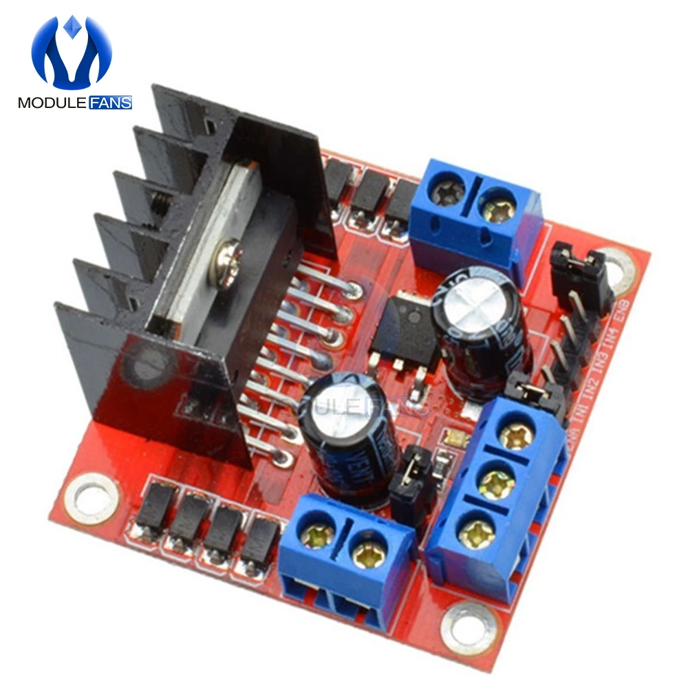 25W L298N Dual Kanal H Brücke DC Stepper Motor L298N Drive Controller – Bild 2