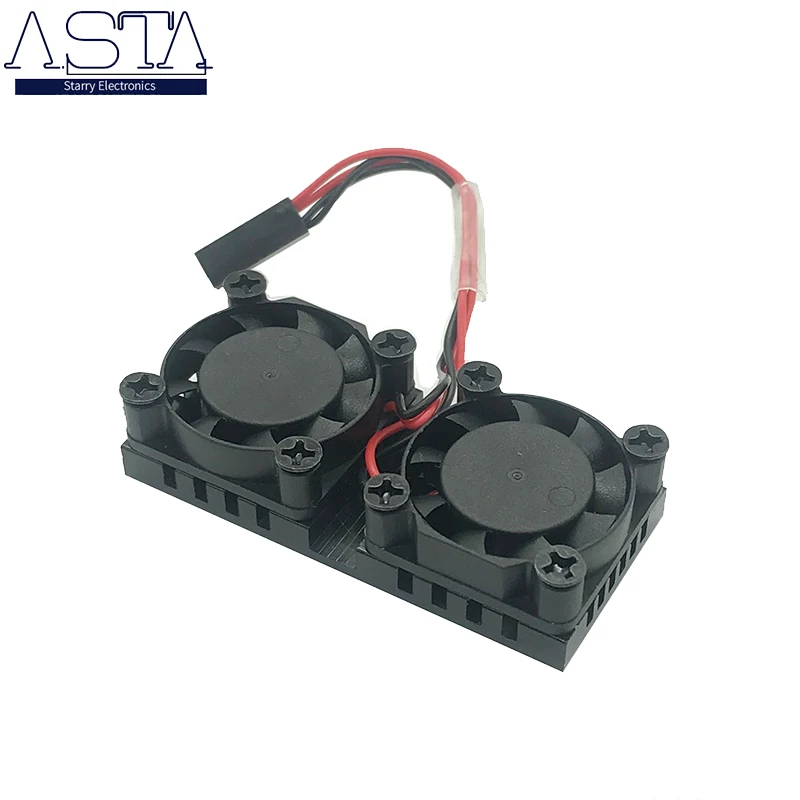 Raspberry Pi 4 Modell B,3B + Dual Fan mit Pi 4B Kühlkörper Kit, lüfter – Bild 3