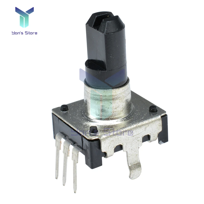 Drehgeber ec12 Audio-LED-Digital potentiometer 15-mm-Griff (10 Stück) – Bild 2