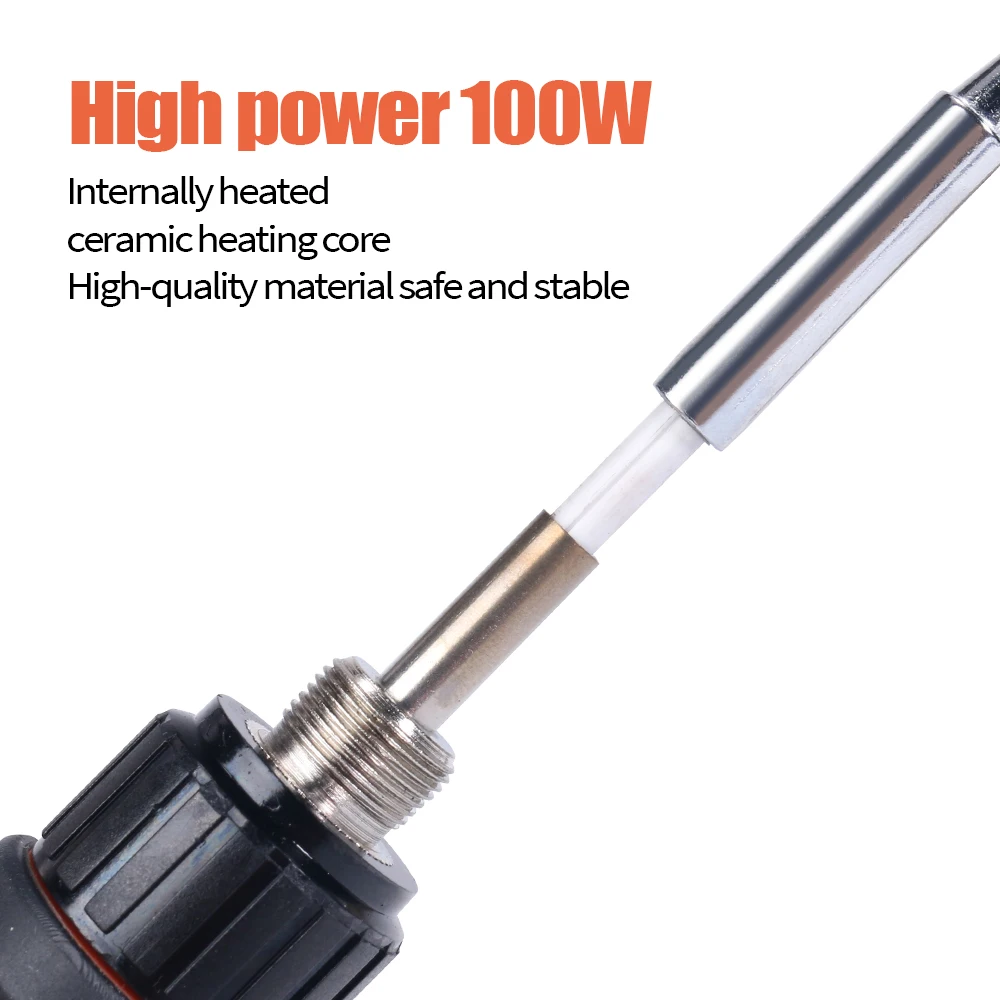 100W Digitale Elektrische Lötkolben Kit Set Temperatur Einstellbar – Bild 5