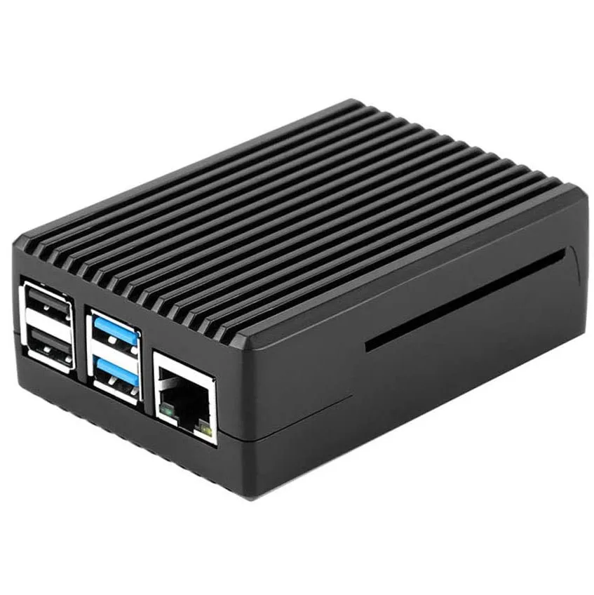 Raspberry Pi 4 Modell B Passives Kühlpanzergehäuse, Gehäuse aus – Bild 5