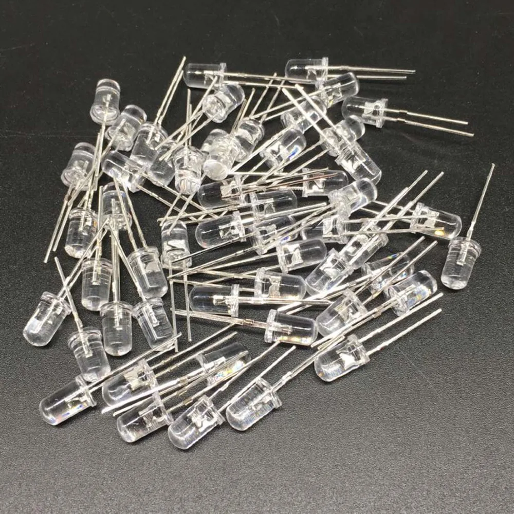 3mm/5mm Licht Diode DIY Kit Weiß Gelb Rot Blau Grün Runde Wasser Klar top LED Leuchtdioden Lampen (1000 Stück)