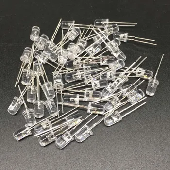 3mm/5mm Licht Diode DIY Kit Weiß Gelb Rot Blau Grün Runde Wasser Klar top LED Leuchtdioden Lampen (1000 Stück)
