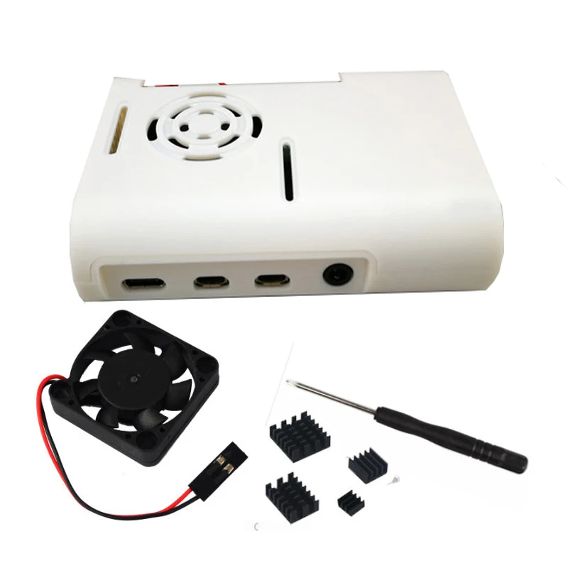 Raspberry Pi 4 Modell B ABS Fall mit Lüfter und Kühlkörper Kit – Bild 6