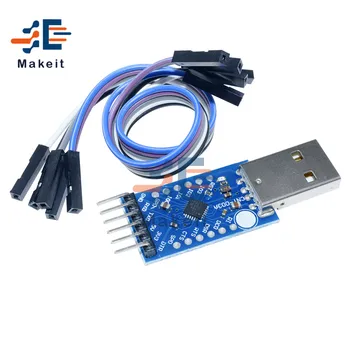 USB 2.0 zu TTL UART 6PIN Modul Serieller Konverter CP2104 STC PRGMR als CP2102 mit Dupont-Kabeln