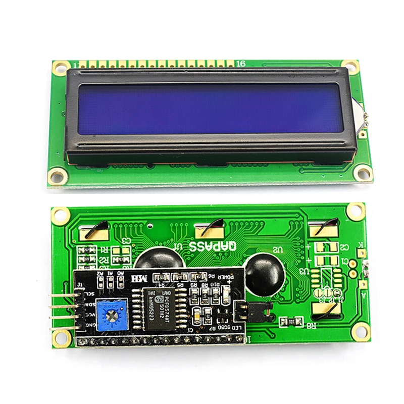 LCD1602 1602 LCD-Modul Blau/Gelb Grüner Bildschirm 16x2 Zeichen – Bild 6