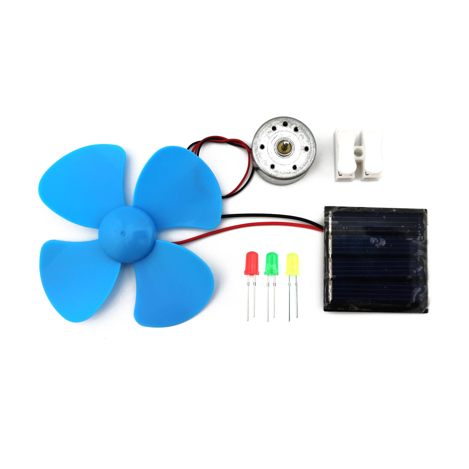 Solar Panel Test Studie Forschung Kit Wind Power Generator DC Motor – Bild 3