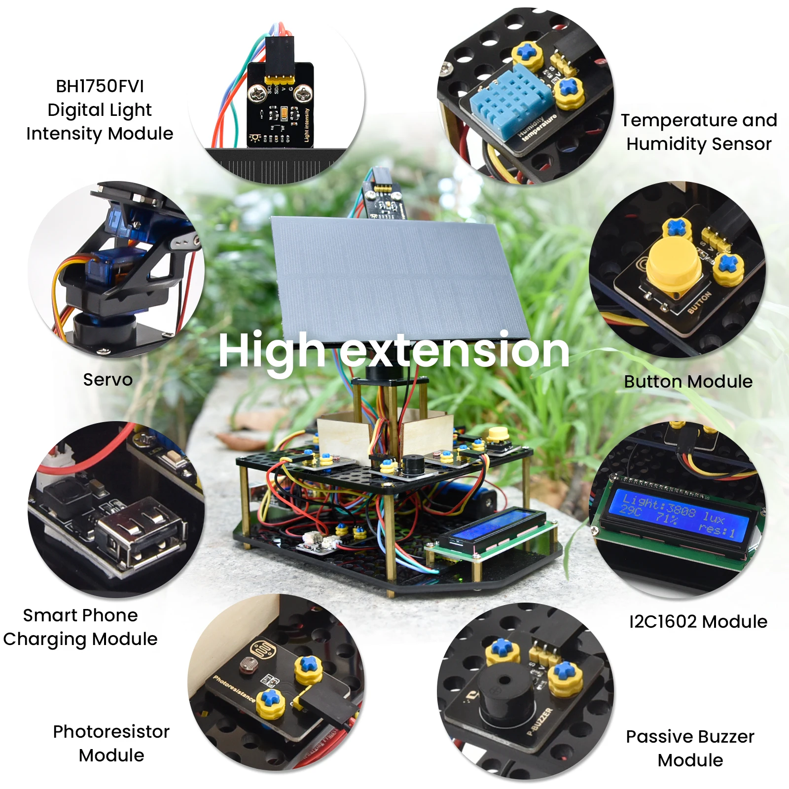 Keyestudio Acryl Smart Solar Tracker System Tracking Starter Kit – Bild 3