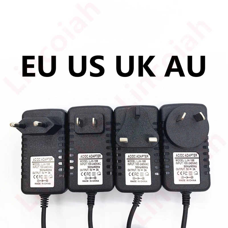 AC 100-240 V DC 5 V 3 A Netzteil Schalter Taste Netzteil Ladegerät – Bild 5