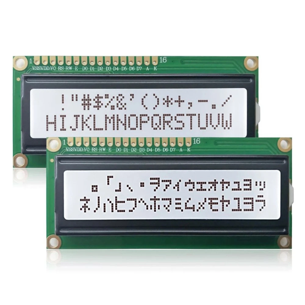 LCD1602 1602-Modul, blauer/grüner Bildschirm, IIC/I2C, 16 x 2 Zeichen – Bild 2