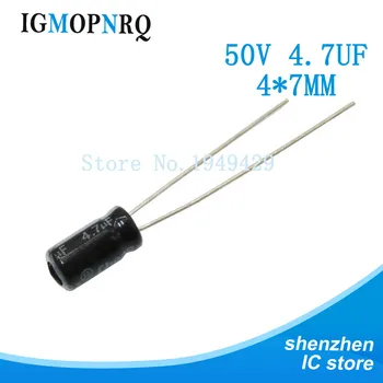 4,7 uF 50V 4x7mm aluminium-elektrolyt-kondensator 50v 4,7 uf 4*7 elektrolytkondensator (20 Stück)